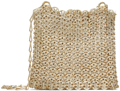 Shop Rabanne Gold 1969 Tote In P711 Light Gold