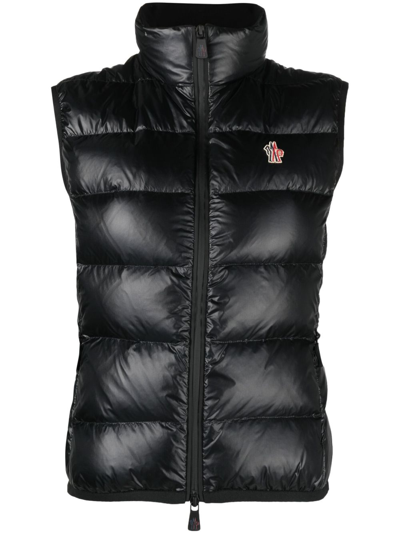 Shop Moncler Quilted Gilet - Women's - Polyamide/polyester/spandex/elastane/polyesterspandex/elastanefeather Down In Black