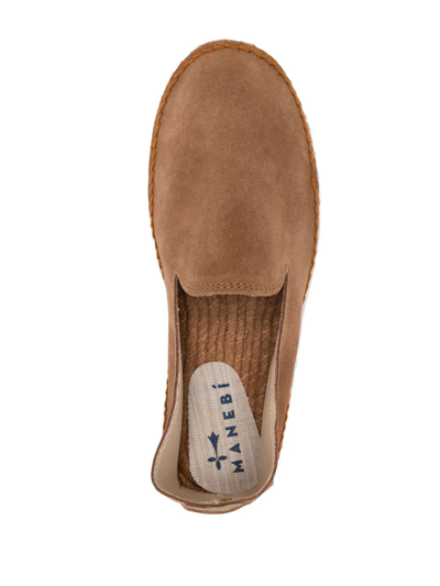 Manebi Flat Suede Espadrilles In Multi