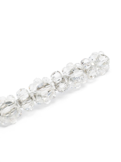 Shop Simone Rocha Crystal-embellished Hair Clip In Silver
