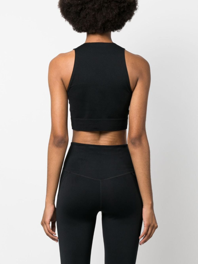 Wolford Ruched-detailing Performance Top In Black