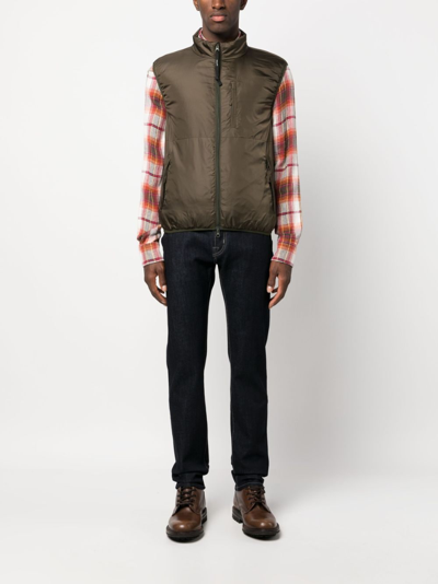 Aspesi Jil Vest With Thermore Padding In Green