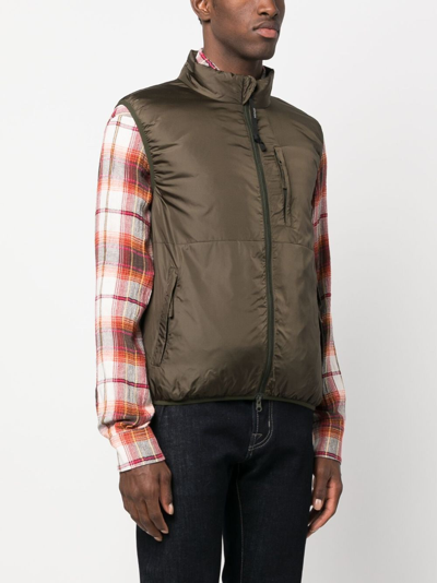 Aspesi Jil Vest With Thermore Padding In Green