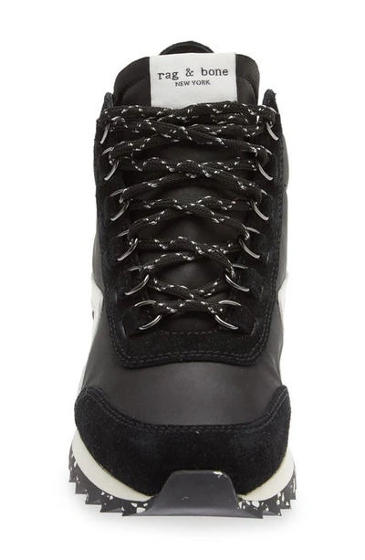 Shop Rag & Bone Retro Hiker Mid Top Sneaker In Black