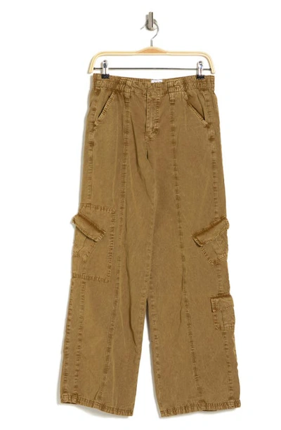 Shop Bdg Urban Outfitters Y2k Low Rise Cargo Pants In Butternut