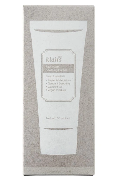 23 Years Old Dear, Klairs Rich Moist Soothing Cream