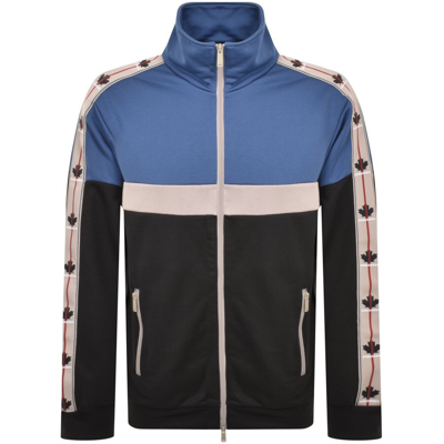 Dsquared2 Men's Colorblock Logo Tape Track Jacket In Brown
