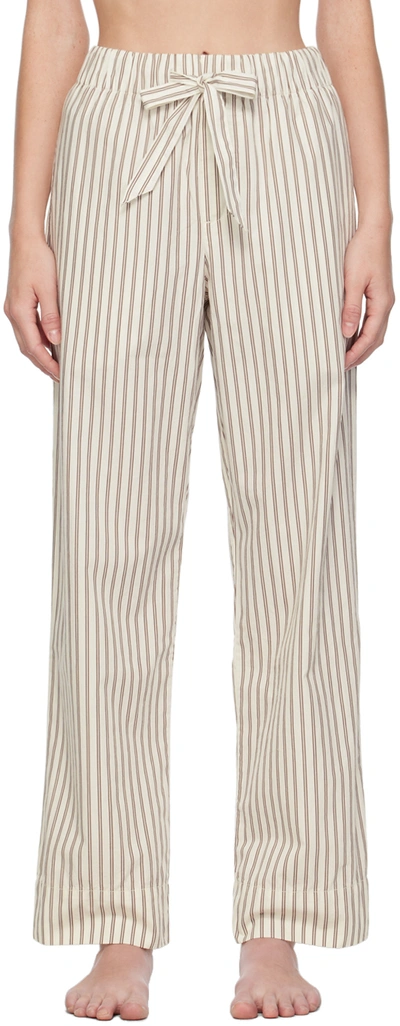 Tekla Stripe-pattern Pajama Trousers In Hopper Stripes