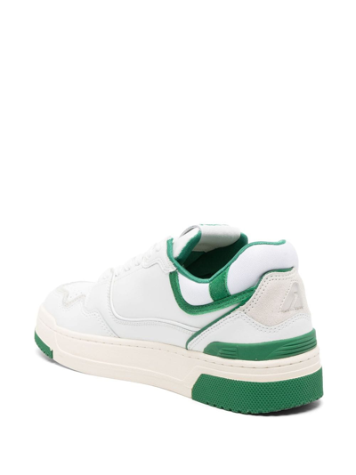 Shop Autry Clc Low-top Leather Sneakers In White