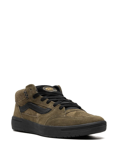 Shop Vans X Beatrice Domond Zabha Mid "autumn" Sneakers In Brown