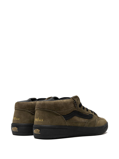 Shop Vans X Beatrice Domond Zabha Mid "autumn" Sneakers In Brown