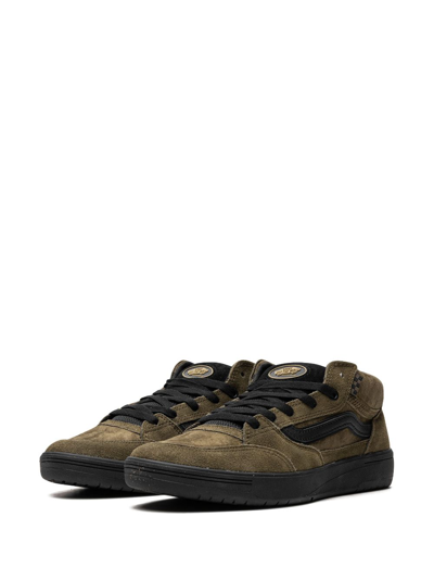 Shop Vans X Beatrice Domond Zabha Mid "autumn" Sneakers In Brown