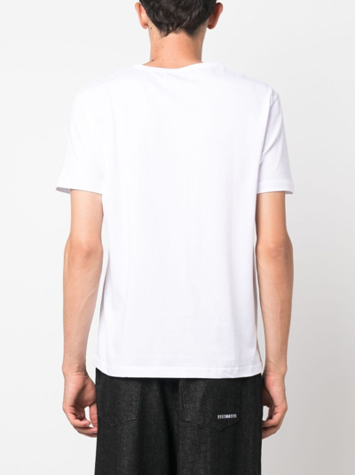 Shop Société Anonyme Logo-print Cotton T-shirt In White