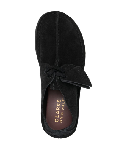 Clarks Originals Low-top Leather Sneakers In Black