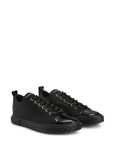 Shop Giuseppe Zanotti Blabber Low-top Sneakers In Black