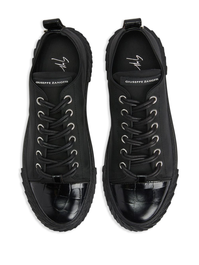 Giuseppe Zanotti Blabber Low-top Sneakers In Black
