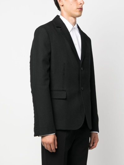 Shop Jacquemus Single-breasted Virgin-wool Blazer In Black