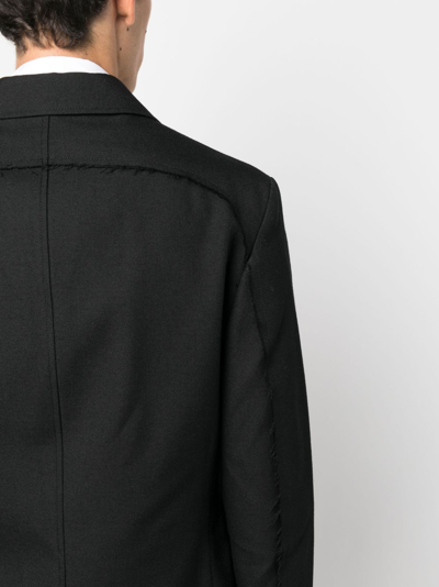 Shop Jacquemus Single-breasted Virgin-wool Blazer In Black