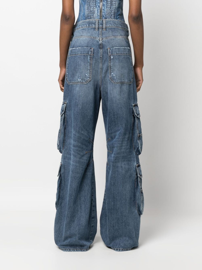 Diesel 'd-sire' Cargo Jeans In Blue