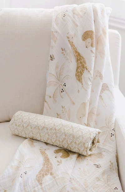 Crane Baby 2-pack Assorted Swaddle Blankets In Multi
