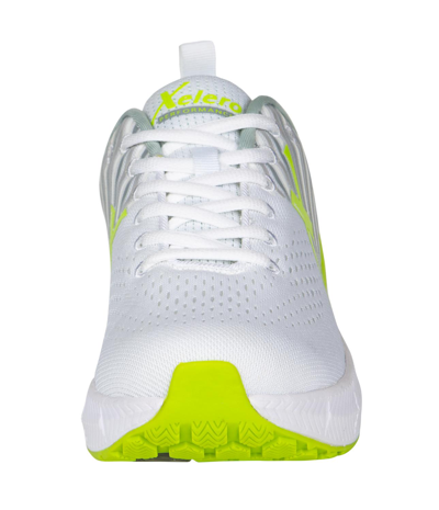 Xelero Women's Steadfast Running Shoes - Medium Width In White/kiwi In Multi