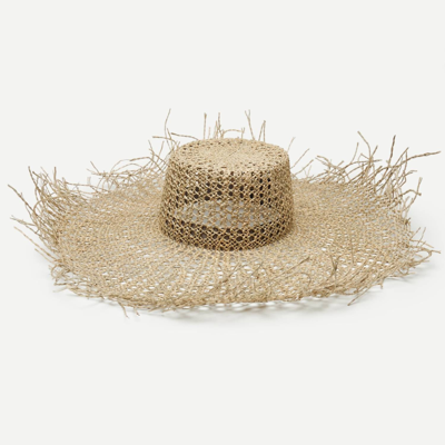 Wyeth Marley Straw Boater Hat In Neutral