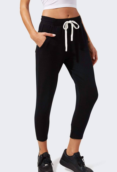 Shop Splits59 Reena 7/8 Fleece Sweatpant In Black