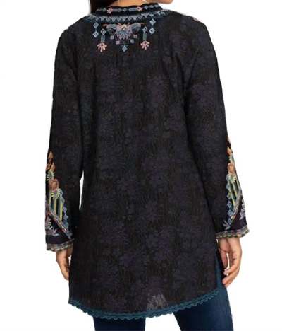 Johnny Was Croydon Tunic In Black