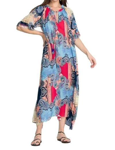 Johnny Was Cordelia Easy Midi Dress In Multi