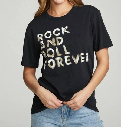 Shop Chaser Rock & Roll Forever Tee In True Black