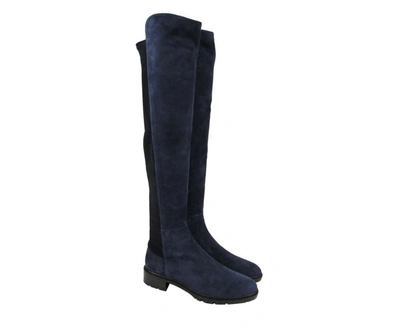 Shop Stuart Weitzman Women's Nice Knee High Boot (.5 M) In Blue