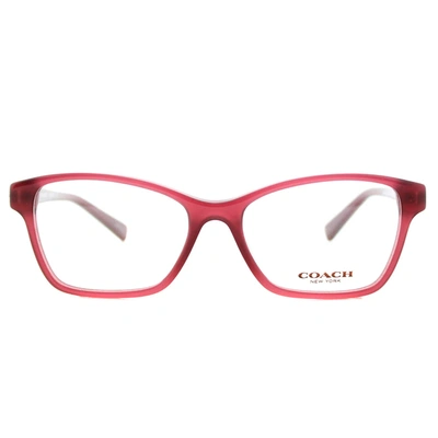 Shop Coach Hc 6091b 5398 53mm Womens Square Eyeglasses 53mm In Black