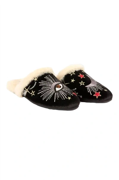 Johnny Was Women's Celestial Slipper In Black In Black