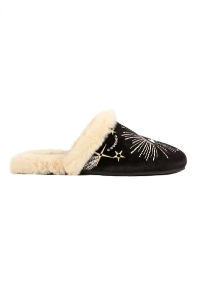 Johnny Was Women's Celestial Slipper In Black In Black