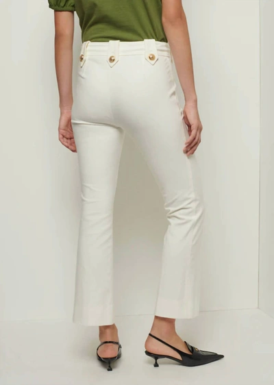 Shop Derek Lam 10 Crosby Women's Robertson Crop Flare Trouser In Soft White