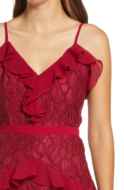 Adelyn Rae Enslie Dress In Cherry In Red
