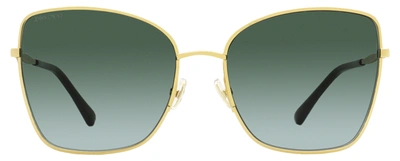 Shop Jimmy Choo Women's Butterfly Sunglasses Alexis 0009o Gold/black 59mm