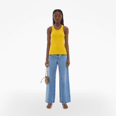 Shop Helmut Lang Classic Tank Top In Spectra Yellow