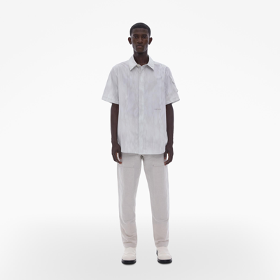 Shop Helmut Lang Logo Short-sleeve Shirt In White