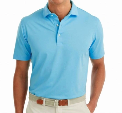 Shop Johnnie-o Men's Birdie Blue Polo In Sky Blue