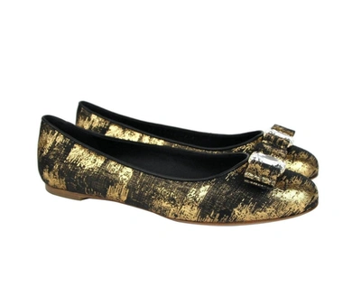 Shop Ferragamo Women's / Fabric Ballet Flat In Multi