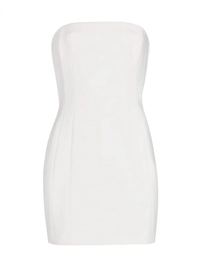 Shop A.l.c Elsie Strapless Mini Dress In White