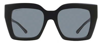 Shop Jimmy Choo Women's Square Sunglasses Eleni /g 1eiir Black/tiger 53mm