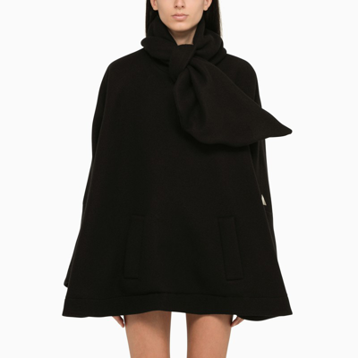 Shop Attico The  | Black Wool Cape