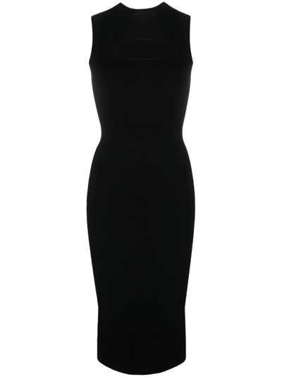 Shop Victoria Beckham Dress In Black