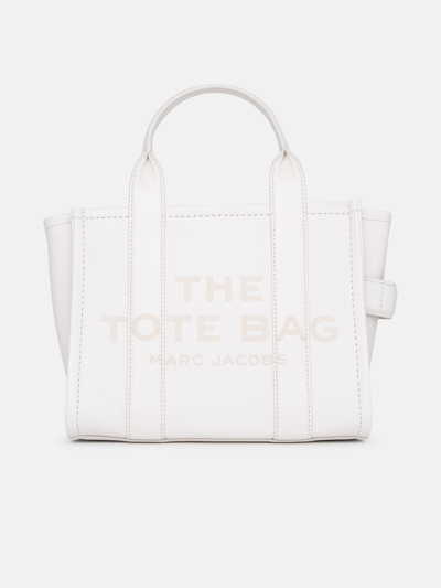 Marc Jacobs (the) Ivory Leather Mini Tote Bag In Ivory