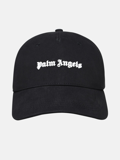 Shop Palm Angels Black Cotton Cap