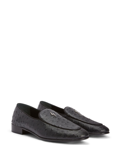 Giuseppe Zanotti Gz Rudolph Loafers In Black