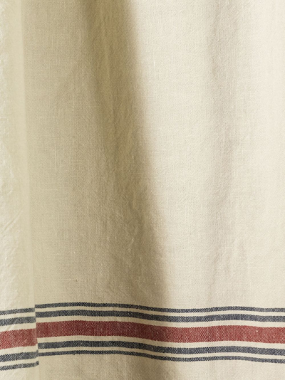 Shop The House Of Lyria Generosità Linen Bath Towel In Neutrals