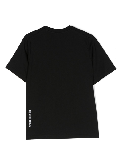Dsquared2 Logo-print Cotton T-shirt In Black